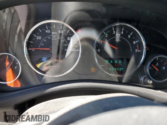 2017 Jeep Wrangler Unlimited Sahara with VIN 1C4BJWEGXHL687691, listed as a Copart auction lot 46696505 with 99,443 mi miles and Salvage Title. Bid and sale history available at carsss.com. Image 9.