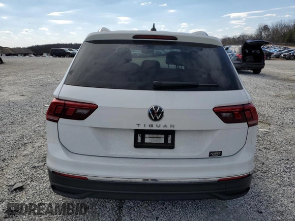 2023 Volkswagen Tiguan S with VIN 3VVRB7AX1PM054678, listed as a Copart auction lot 42378655 with 23,694 mi miles and Salvage title. Bid and sale history available at DreamBid. Image 6.