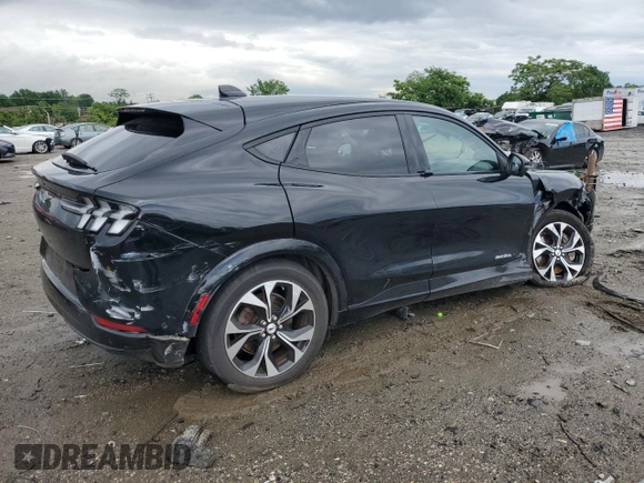 2023 Ford Mustang Mach-E Premium with VIN 3FMTK3SU7PMA52575, listed as a Copart auction lot 58208715 with 16,471 mi miles and Salvage title. Bid and sale history available at DreamBid. Image 3.