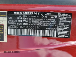 2011 Mercedes-Benz SLS AMG SLS AMG z VIN WDDRJ7HA9BA005680, wystawiony jako Copart lot #74722823 z przebiegiem 21 029 mil mil oraz Szkody całkowita. Historia ofert i sprzedaży dostępna na DreamBid. Obrazek 15.