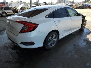 2019 Honda Civic Sedan LX with VIN 2HGFC2F63KH586380, listed as a Copart auction lot 50124585 with 41,997 mi miles and Salvage Title. Bid and sale history available at carsss.com. Image 3.