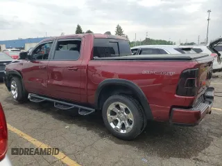 2022 Ram 1500 Big Horn with VIN 1C6SRFFT3NN318490, listed as a Copart auction lot 59371225 with 35,339 mi miles and Salvage title. Bid and sale history available at DreamBid. Image 2.
