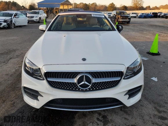 2018 Mercedes-Benz E-Class E 400 with VIN WDD1K6FB8JF038753, listed as a Copart auction lot 87055684 with 63,867 mi miles and Salvage Title. Bid and sale history available at carsss.com. Image 5.