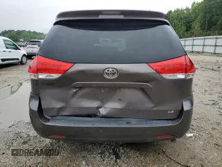 2013 Toyota Sienna LE AAS with VIN 5TDKK3DC3DS305228, listed as a Copart auction lot 57238075 with 204,001 mi miles and Salvage title. Bid and sale history available at DreamBid. Image 6.