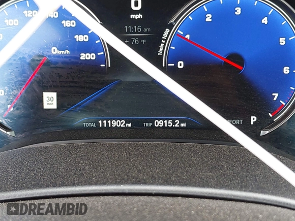 2018 BMW 5 Series 530e with VIN WBAJA9C55JB033575, listed as a IAAI auction lot 42067380 with 111,902 mi miles and . Bid and sale history available at DreamBid. Image 15.