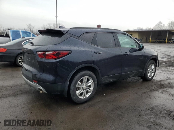 2020 Chevrolet Blazer LT with VIN 3GNKBJRS6LS620921, listed as a Copart auction lot 46975135 with 99,508 mi miles and Salvage title. Bid and sale history available at DreamBid. Image 3.