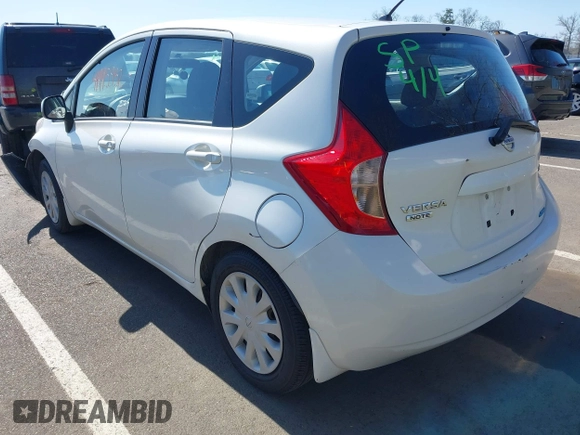 2014 Nissan Note SV with VIN 3N1CE2CP0EL381204, listed as a IAAI auction lot 41995952 with 88,890 mi miles and . Bid and sale history available at DreamBid. Image 3.