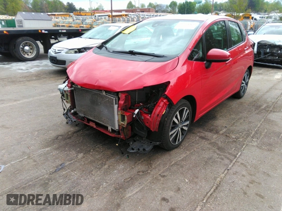 2019 Honda Fit EX with VIN 3HGGK5H85KM717706, listed as a IAAI auction lot 41974360 with 102,582 mi miles and . Bid and sale history available at DreamBid. Image 2.