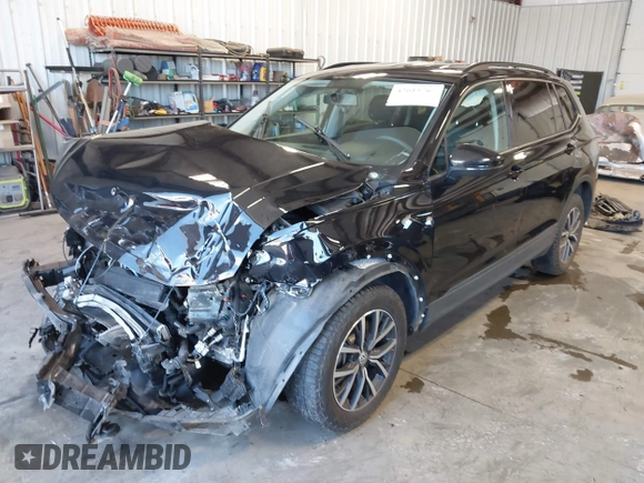 2021 Volkswagen Tiguan S with VIN 3VV0B7AX8MM020189, listed as a IAAI auction lot 42615767 with 70,294 mi miles and . Bid and sale history available at DreamBid. Image 18.