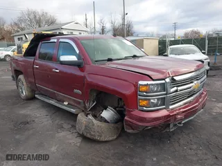 2014 Chevrolet Silverado 1500 High Country with VIN 3GCUKTEC3EG397013, listed as a IAAI auction lot 41162175 with 150,161 mi miles. Bid and sale history available at carsss.com. Image 1.
