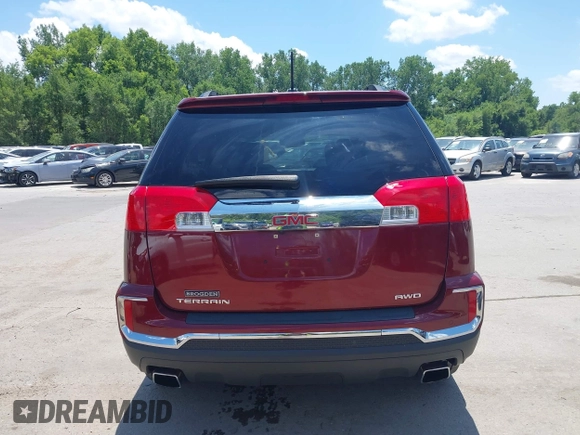 2016 GMC Terrain SLE with VIN 2GKFLTE31G6191701, listed as a IAAI auction lot 42607598 with 18,217 mi miles and . Bid and sale history available at DreamBid. Image 16.