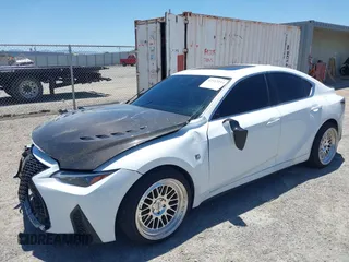 2023 Lexus IS 350 F Sport with VIN JTHGZ1B26P5071160, listed as a IAAI auction lot 42513194 with 43,539 mi miles and . Bid and sale history available at DreamBid. Image 17.