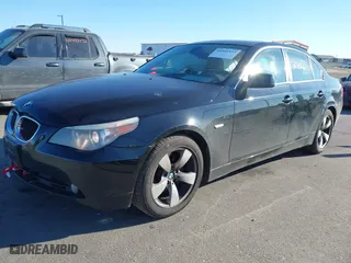 2005 BMW 5 Series 525i with VIN WBANA53515B864703, listed as a IAAI auction lot 41461933 with 144,851 mi miles. Bid and sale history available at carsss.com. Image 18.