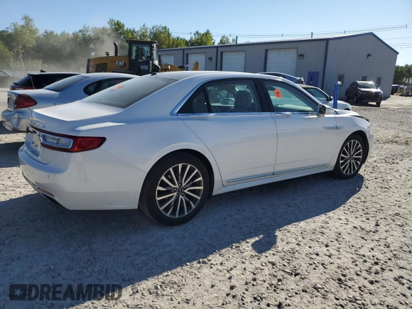 2017 Lincoln Continental Select with VIN 1LN6L9TPXH5623344, listed as a Copart auction lot 70381884 with 83,624 mi miles and Salvage title. Bid and sale history available at DreamBid. Image 3.