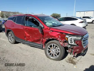 2022 GMC Terrain SLT with VIN 3GKALPEV1NL205690, listed as a Copart auction lot 58277575 with 71,080 mi miles and Salvage title. Bid and sale history available at DreamBid. Image 4.