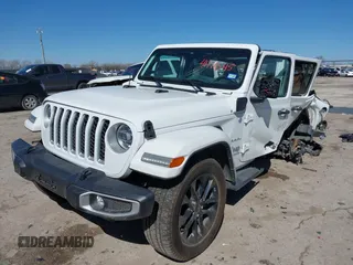 2021 Jeep Wrangler Unlimited Sahara with VIN 1C4JJXP62MW724232, listed as a IAAI auction lot 41716545 with 24,631 mi miles and . Bid and sale history available at DreamBid. Image 17.