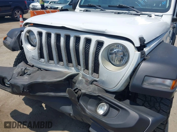 2018 Jeep Wrangler Unlimited Sport S with VIN 1C4HJXDN7JW232530, listed as a IAAI auction lot 42362544 with 89,972 mi miles and . Bid and sale history available at DreamBid. Image 6.
