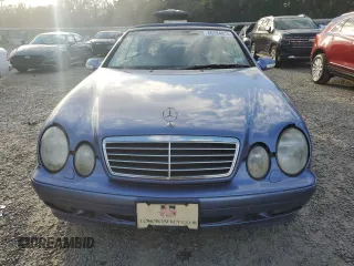 2001 Mercedes-Benz CLK 320 with VIN WDBLK65G01T072153, listed as a Copart auction lot 80284874 with Not Provided miles and Salvage Title. Bid and sale history available at DreamBid. Image 5.