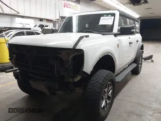 2021 Ford Bronco with VIN 1FMEE5DP2MLA94460, listed as a IAAI auction lot 41615753 with 43,808 mi miles and . Bid and sale history available at DreamBid. Image 19.