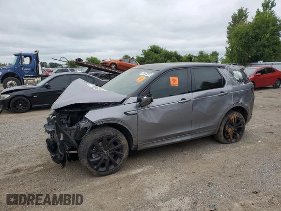 2020 Land Rover Discovery Sport SE R-Dynamic with VIN SALCL2FX2LH837089, listed as a Copart auction lot 66073924 with 0 mi miles and Salvage Title. Bid and sale history available at carsss.com. Image 1.
