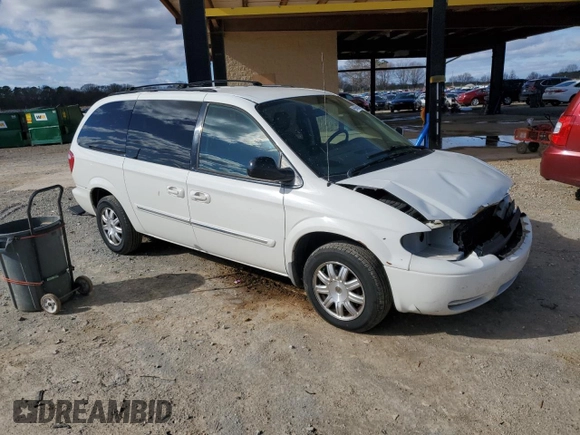 2007 Chrysler Town & Country LWB Touring with VIN 2A4GP54L07R214234, listed as a Copart auction lot 86861914 with 173,003 mi miles and Salvage Title. Bid and sale history available at carsss.com. Image 4.