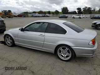 2001 BMW 3 Series 330Ci with VIN WBABN53441JU35456, listed as a Copart auction lot 51002865 with 155,045 mi miles and Salvage Title. Bid and sale history available at carsss.com. Image 2.