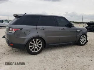 2016 Land Rover Range Rover Sport V6 HSE with VIN SALWR2PF9GA115456, listed as a Copart auction lot 50911715 with 106,207 mi miles and Clean Title. Bid and sale history available at carsss.com. Image 3.