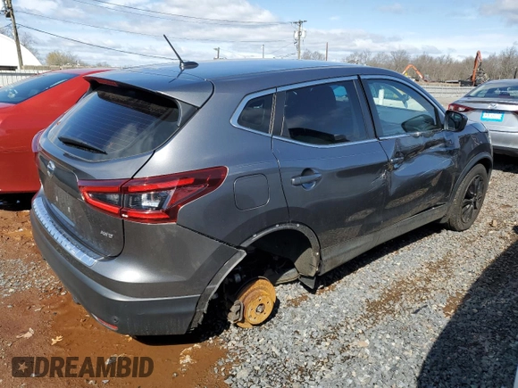 2020 Nissan Rogue Sport S with VIN JN1BJ1CW5LW640544, listed as a Copart auction lot 50656755 with 45,804 mi miles and Salvage Title. Bid and sale history available at carsss.com. Image 3.