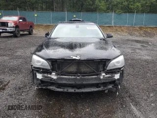2012 BMW 7 Series 740i with VIN WBAKA4C52CDS99425, listed as a Copart auction lot 46295505 with 133,695 mi miles and Salvage Title. Bid and sale history available at carsss.com. Image 5.
