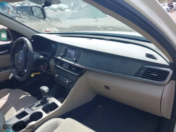 2017 Kia Optima LX with VIN 5XXGT4L35HG123998, listed as a IAAI auction lot 42106154 with 114,092 mi miles. Bid and sale history available at carsss.com. Image 5.