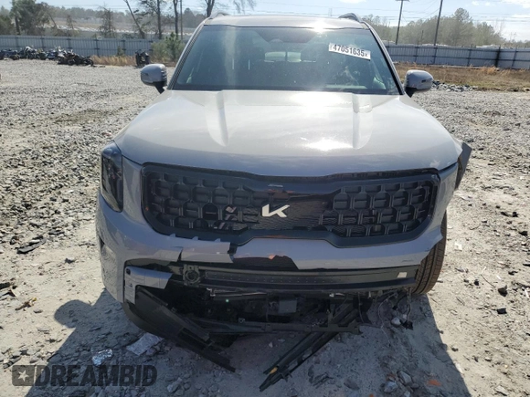 2024 Kia Telluride EX with VIN 5XYP3DGC0RG549279, listed as a Copart auction lot 47051635 with 4,074 mi miles and Salvage Title. Bid and sale history available at carsss.com. Image 5.