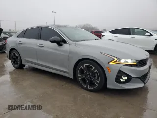 2021 Kia K5 GT-Line with VIN 5XXG64J20MG032116, listed as a Copart auction lot 43011215 with 91,407 mi miles and Salvage Title. Bid and sale history available at carsss.com. Image 4.