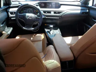 2020 Lexus UX 250h with VIN JTHX9JBH0L2036355, listed as a Copart auction lot 55533685 with 36,938 mi miles and Salvage title. Bid and sale history available at DreamBid. Image 8.