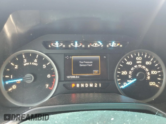 2016 Ford F-150 XL with VIN 1FTEW1CF3GFA53728, listed as a Copart auction lot 52381145 with 157,206 mi miles and Salvage Title. Bid and sale history available at carsss.com. Image 9.