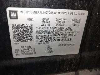 2021 GMC Terrain SLE с VIN 3GKALMEV7ML362153, выставлен на аукционе IAAI как лот 41448985 с пробегом 114 177 миль миль и . История ставок и продаж доступна на DreamBid. Изображение 9.