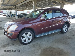 2010 Mercedes-Benz M 350 with VIN 4JGBB2FB7AA615630, listed as a Copart auction lot 51185315 with 168,742 mi miles and Clean Title. Bid and sale history available at DreamBid. Image 1.