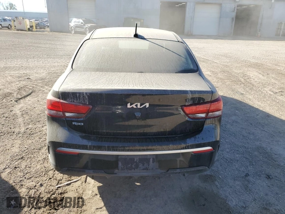 2022 Kia Rio S with VIN 3KPA24AD5NE432301, listed as a Copart auction lot 73457204 with 56,007 mi miles and Non Repairable. Bid and sale history available at carsss.com. Image 6.