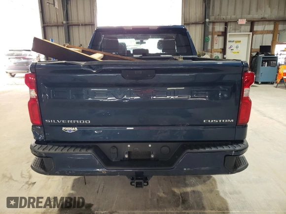 2020 Chevrolet Silverado 1500 Custom with VIN 3GCPWBEK1LG375611, listed as a Copart auction lot 54443785 with 116,591 mi miles and Salvage Title. Bid and sale history available at DreamBid. Image 6.
