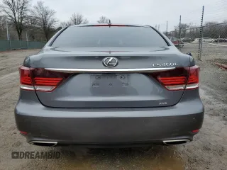 2014 Lexus LS 460 L with VIN JTHDL5EF9E5006987, listed as a Copart auction lot 44515875 with 130,618 mi miles and Salvage title. Bid and sale history available at DreamBid. Image 6.