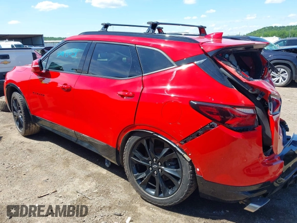 2021 Chevrolet Blazer RS with VIN 3GNKBERS6MS581014, listed as a IAAI auction lot 42018651 with 91,963 mi miles and . Bid and sale history available at DreamBid. Image 3.