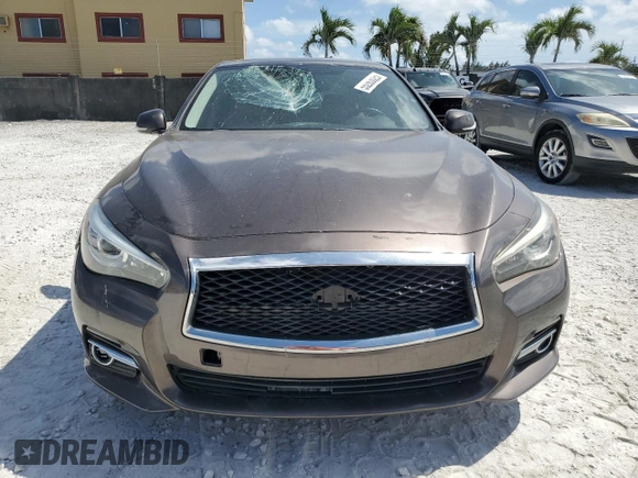 2016 Infiniti Q50 3.0t Premium with VIN JN1EV7AP7GM300734, listed as a Copart auction lot 55263025 with 125,987 mi miles and Clean Title. Bid and sale history available at carsss.com. Image 5.