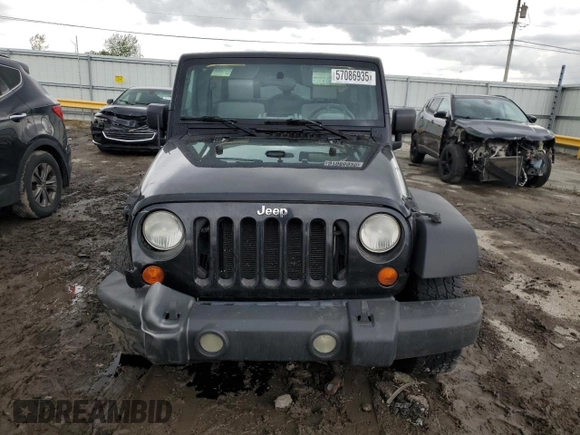 2008 Jeep Wrangler Unlimited X with VIN 1J4GA391X8L528349, listed as a Copart auction lot 57086935 with 134,061 mi miles and Salvage title. Bid and sale history available at DreamBid. Image 5.