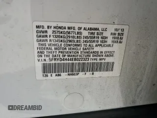 2014 Acura MDX Technology z VIN 5FRYD4H44EB022323, wystawiony jako Copart lot #63142095 z przebiegiem 127 042 mil mil oraz Szkoda całkowita • Salvage title. Historia ofert i sprzedaży dostępna na DreamBid. Obrazek 13.