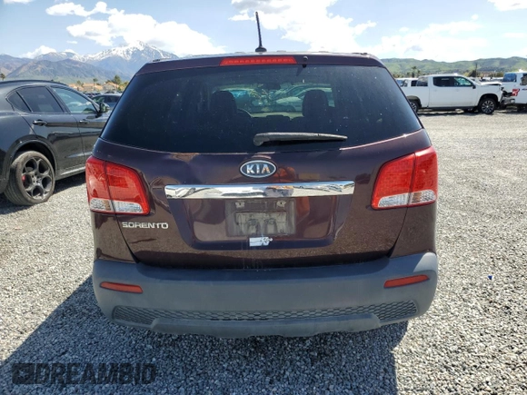 2012 Kia Sorento LX with VIN 5XYKT3A14CG189971, listed as a Copart auction lot 50820575 with 169,498 mi miles and Clean Title. Bid and sale history available at DreamBid. Image 6.