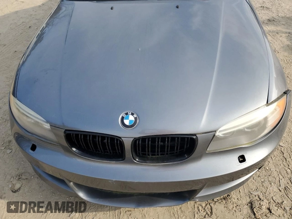 2012 BMW 1 Series 135i with VIN WBAUC9C56CVM12237, listed as a Copart auction lot 85595234 with Not provided miles and Salvage title. Bid and sale history available at DreamBid. Image 11.