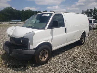 2010 Chevrolet Express Cargo Van with VIN 1GCZGFBA0A1107010, listed as a Copart auction lot 68525544 with 183,399 mi miles and Salvage Title. Bid and sale history available at carsss.com. Image 1.