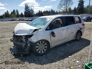 2016 Toyota Sienna Limited z VIN 5TDDK3DC1GS135416, wystawiony jako Copart lot #55141005 z przebiegiem 79 855 mil mil oraz Szkoda całkowita • Salvage title. Historia ofert i sprzedaży dostępna na DreamBid. Obrazek 1.