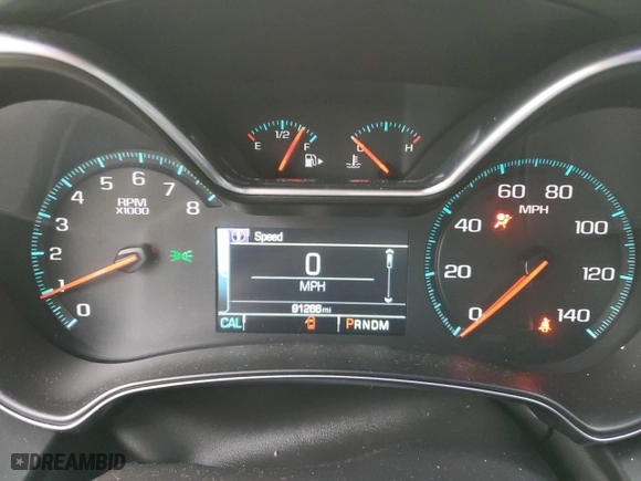 2019 Chevrolet Impala LT with VIN 1G11Z5S38KU115349, listed as a Copart auction lot 86441004 with 91,266 mi miles and Salvage Title. Bid and sale history available at carsss.com. Image 9.