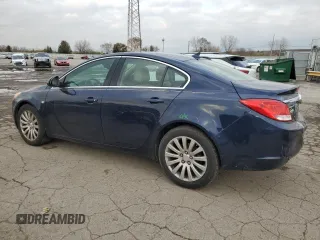 2011 Buick Regal CXL RL3 with VIN 2G4GR5EC7B9178996, listed as a Copart auction lot 80221204 with 126,810 mi miles and Salvage Title. Bid and sale history available at carsss.com. Image 2.
