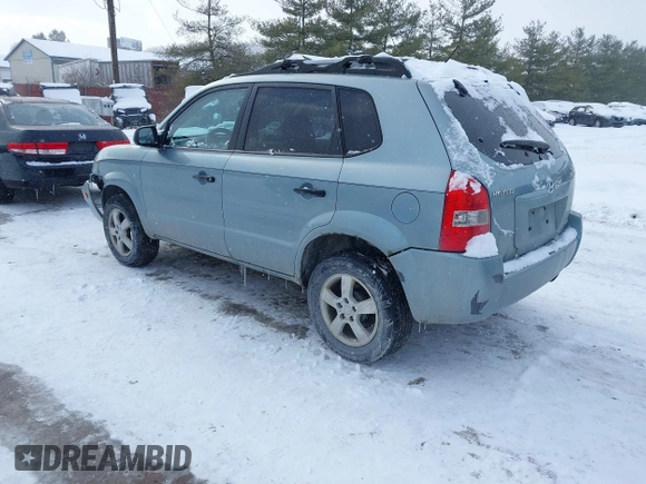 2006 Hyundai Tucson GL with VIN KM8JM72B06U298904, listed as a IAAI auction lot 41370728 with 209,284 mi miles. Bid and sale history available at carsss.com. Image 3.